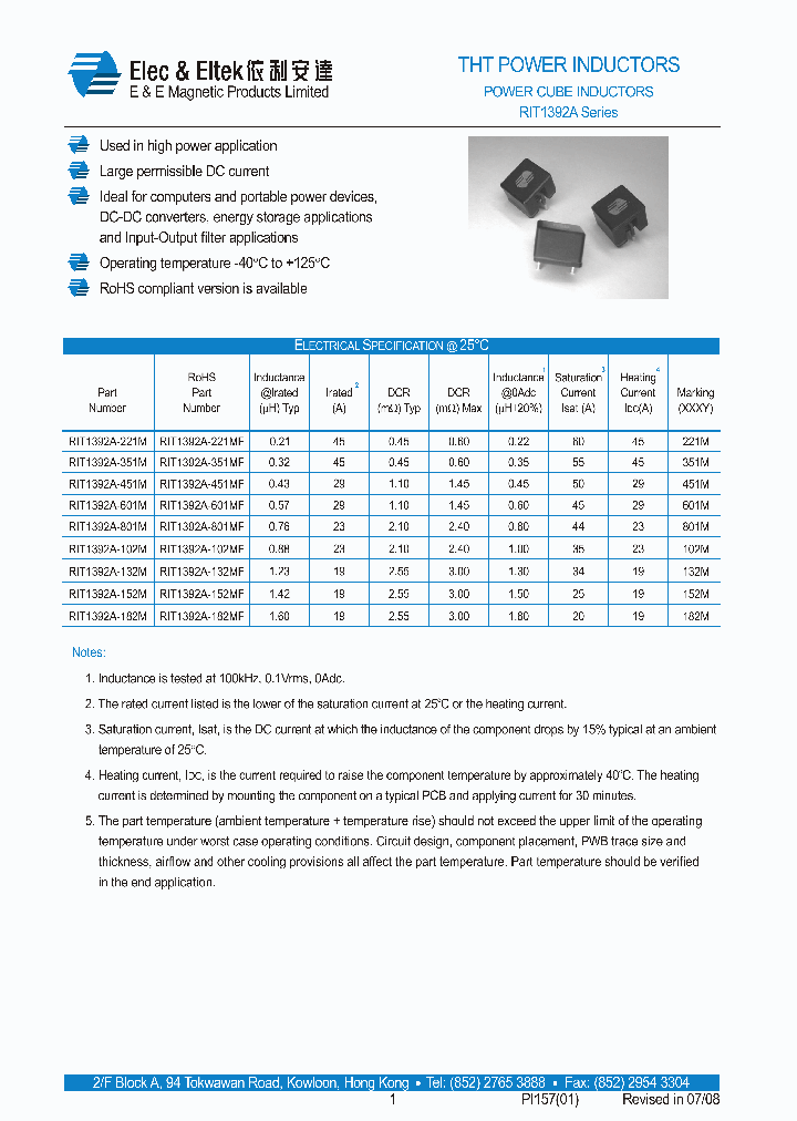 RIT1392A-451M_6958511.PDF Datasheet