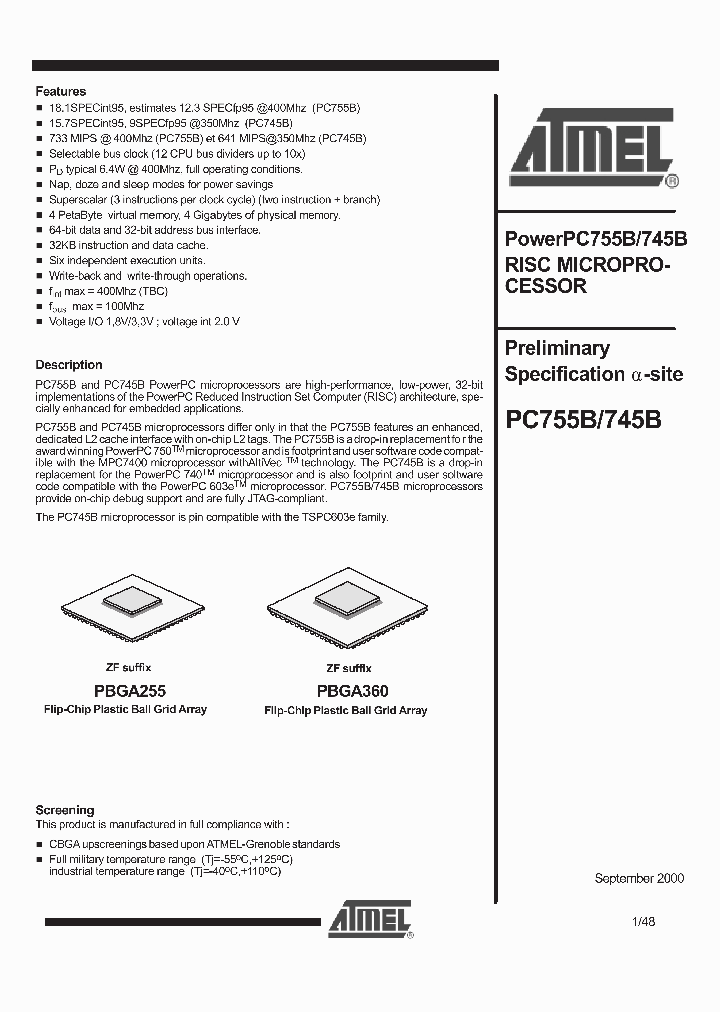 PCX755BMZFU300LD_6961548.PDF Datasheet