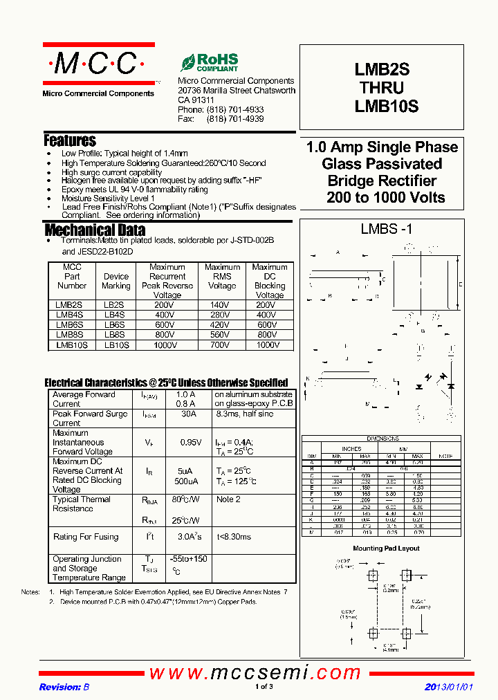 LMB10S-TP_6964527.PDF Datasheet