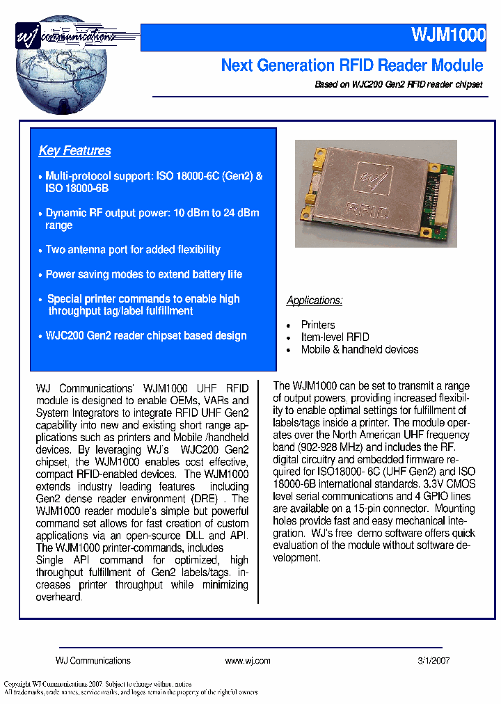 WJM1000_6968034.PDF Datasheet