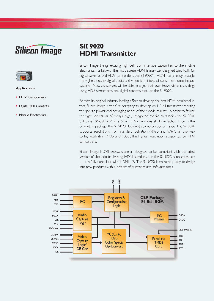 SII9020_6968311.PDF Datasheet