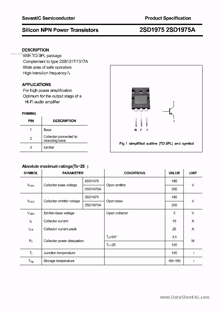 2SD1975A_6972436.PDF Datasheet