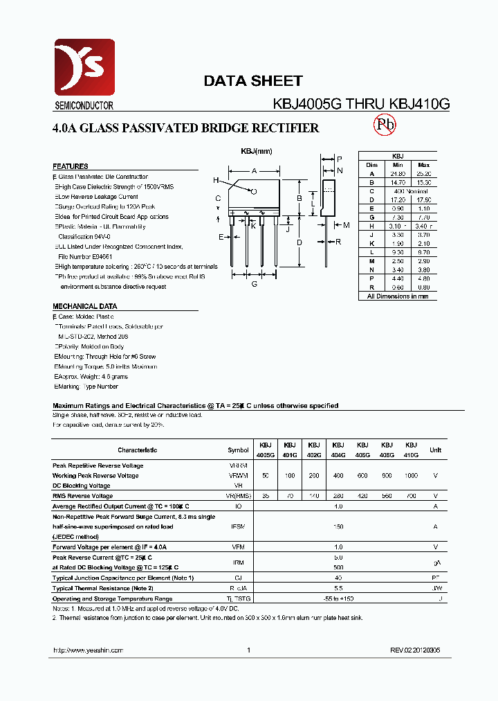 KBJ406G_6974232.PDF Datasheet