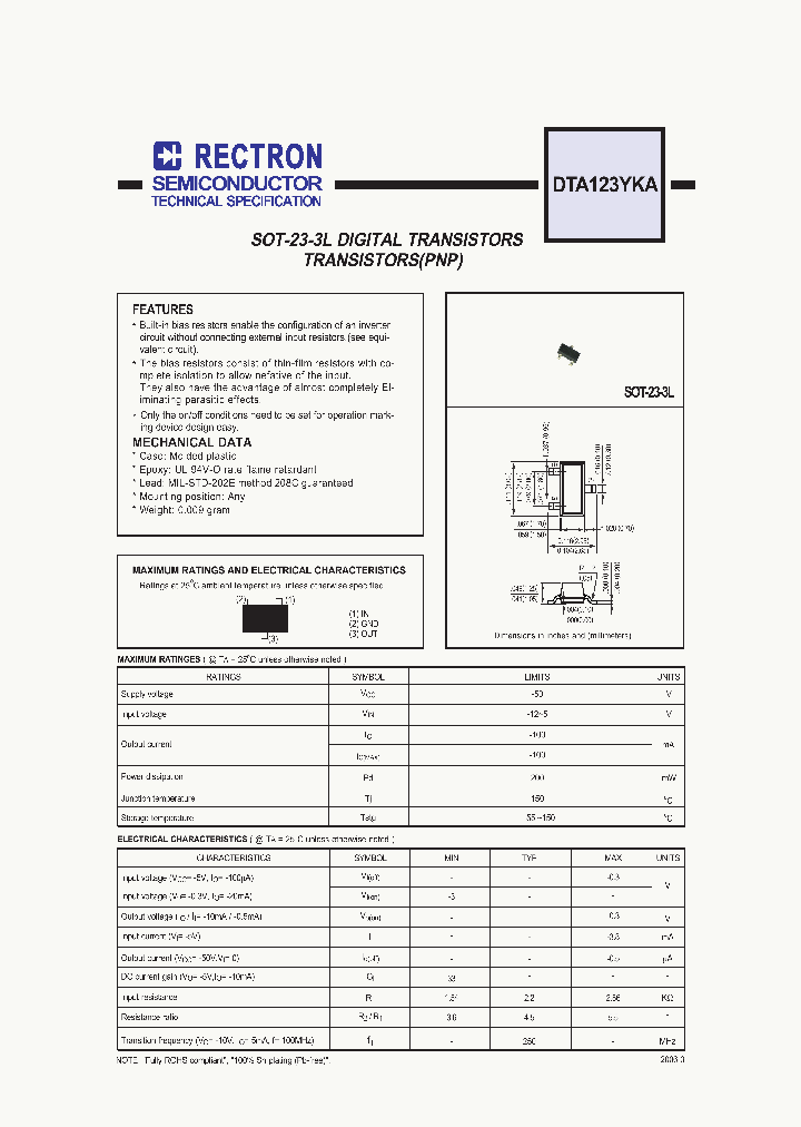 DTA123YKA_6976464.PDF Datasheet