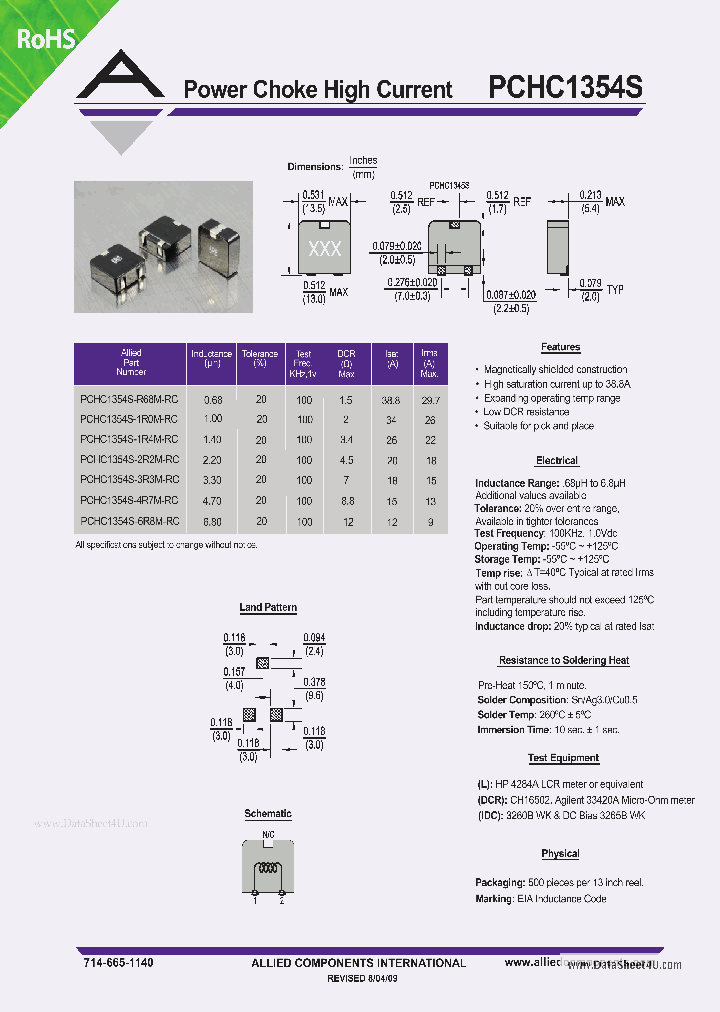 PCHC1354S_6985373.PDF Datasheet