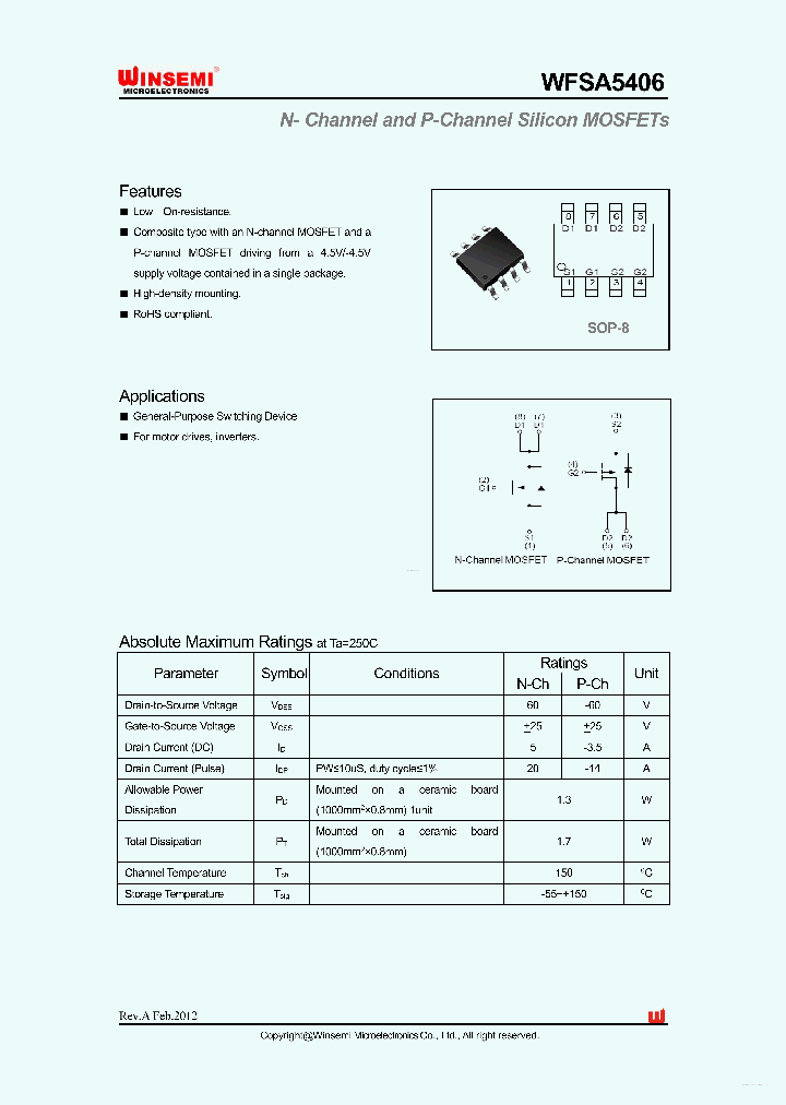 WFSA5406_6986447.PDF Datasheet