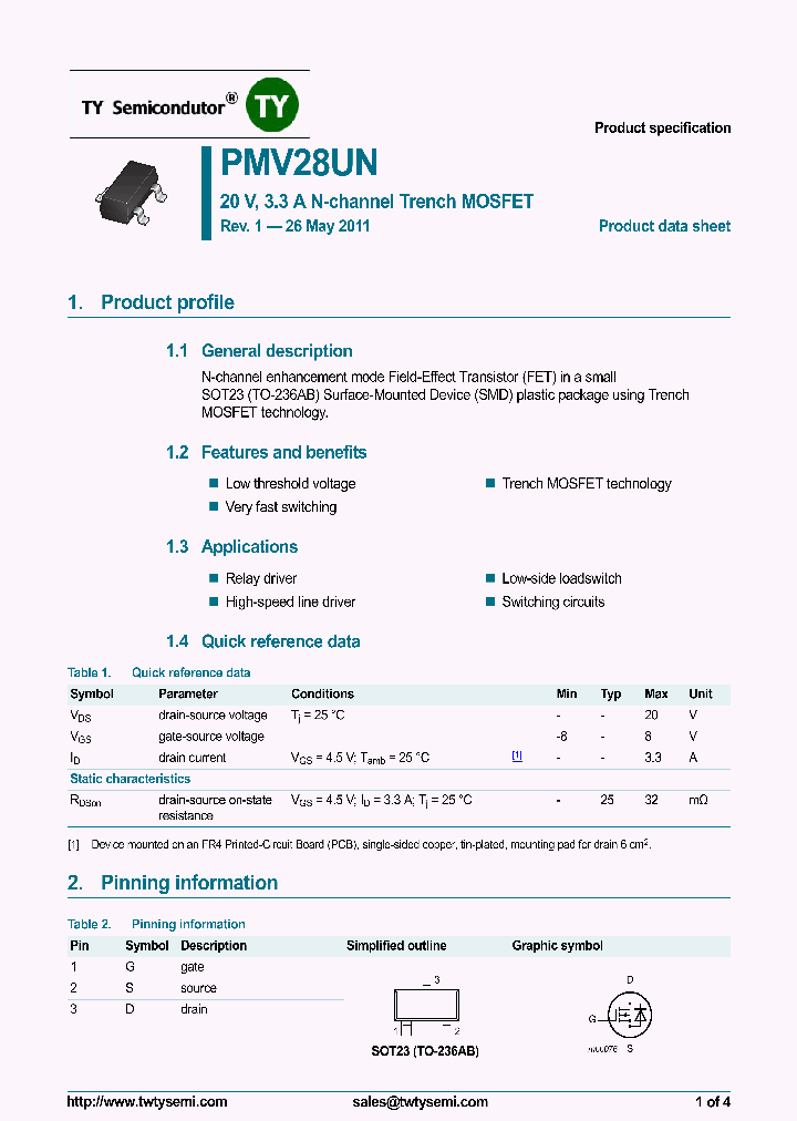 PMV28UN_6987185.PDF Datasheet