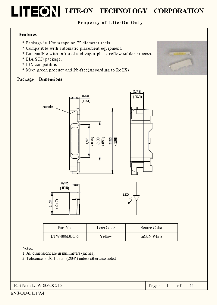 LTW-006DCG-B12_7000276.PDF Datasheet