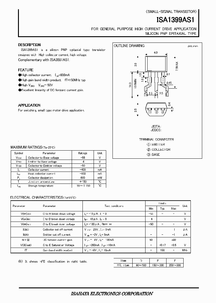 ISA1399AS1_7000659.PDF Datasheet