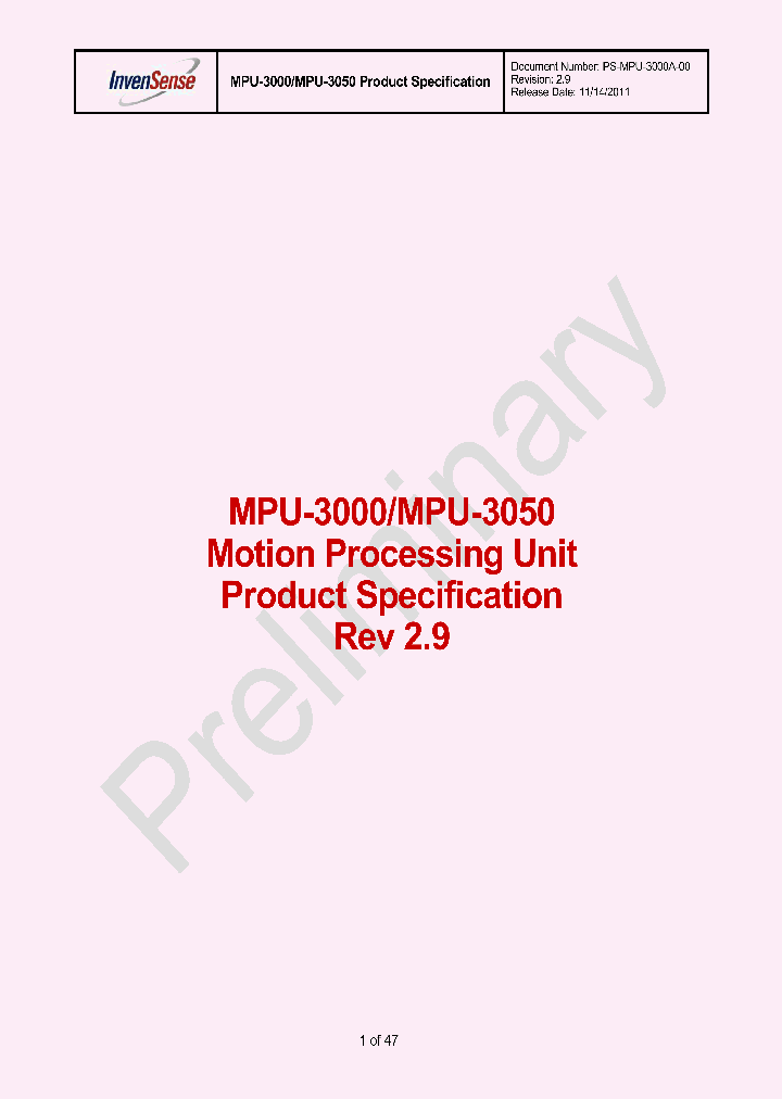 MPU-3000A_7010842.PDF Datasheet