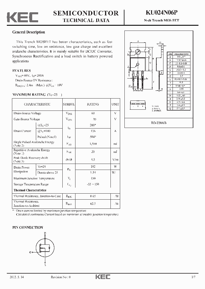 KU024N06P_7014366.PDF Datasheet