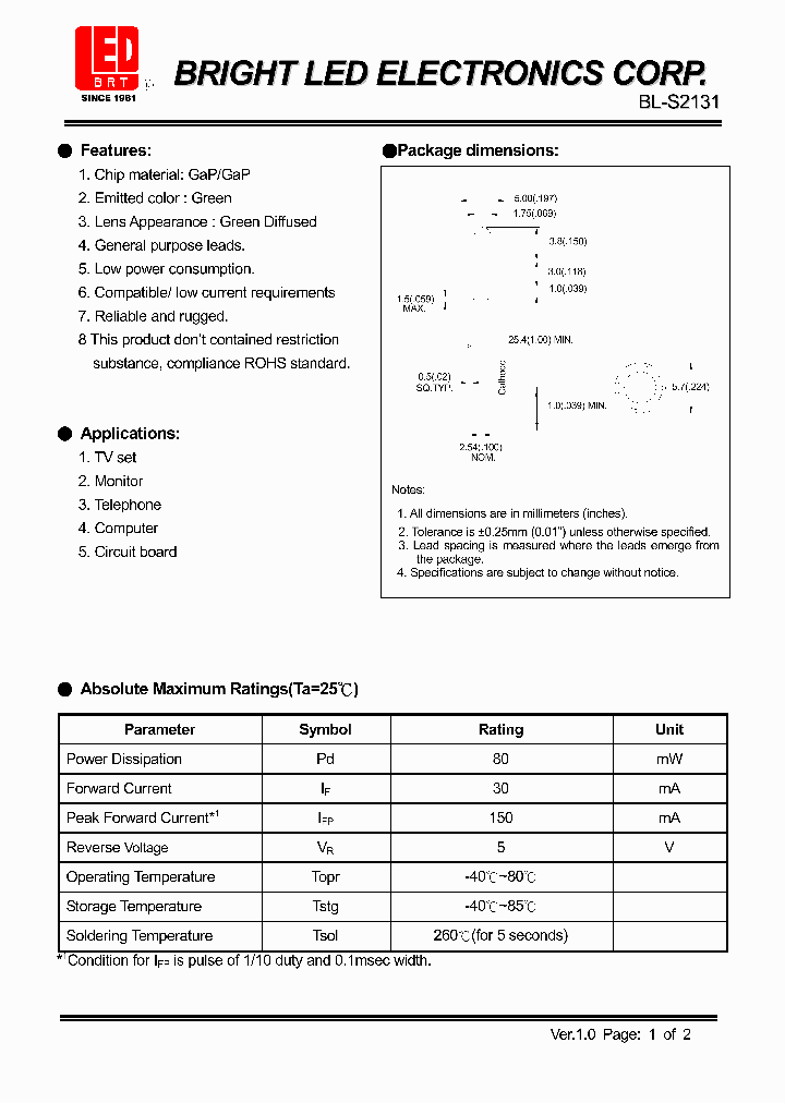 BL-S2131_7028407.PDF Datasheet