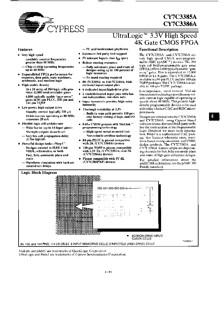 CY7C3385A-1AI_7032931.PDF Datasheet