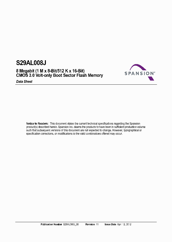 S29AL008J_7040929.PDF Datasheet