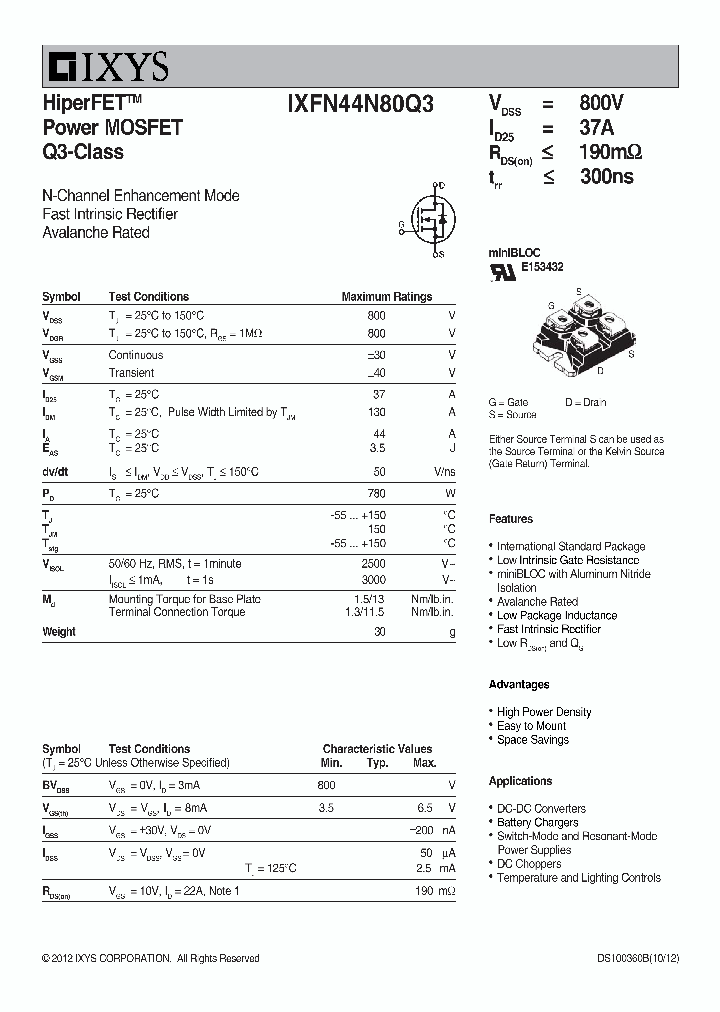 IXFN44N80Q3_7046396.PDF Datasheet