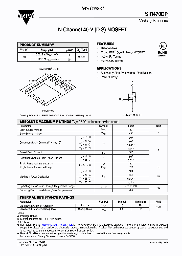 SIR470DP-T1-GE3_7049032.PDF Datasheet