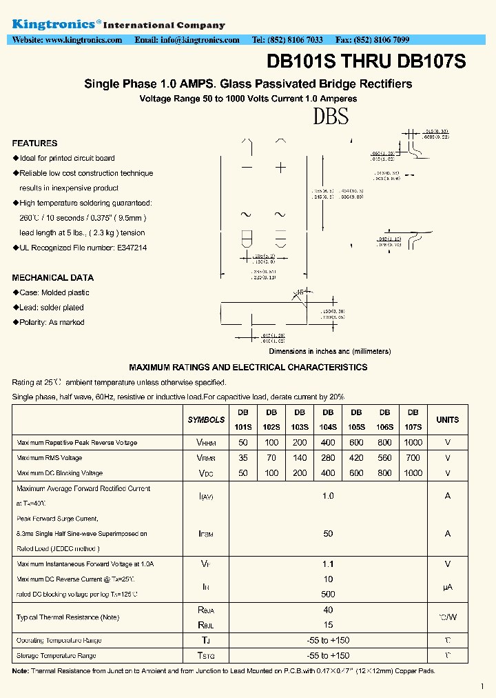 DB101S-DB107S_7067525.PDF Datasheet