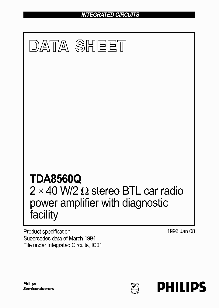 NXPSEMICONDUCTORS-TDA8560QU_7051383.PDF Datasheet