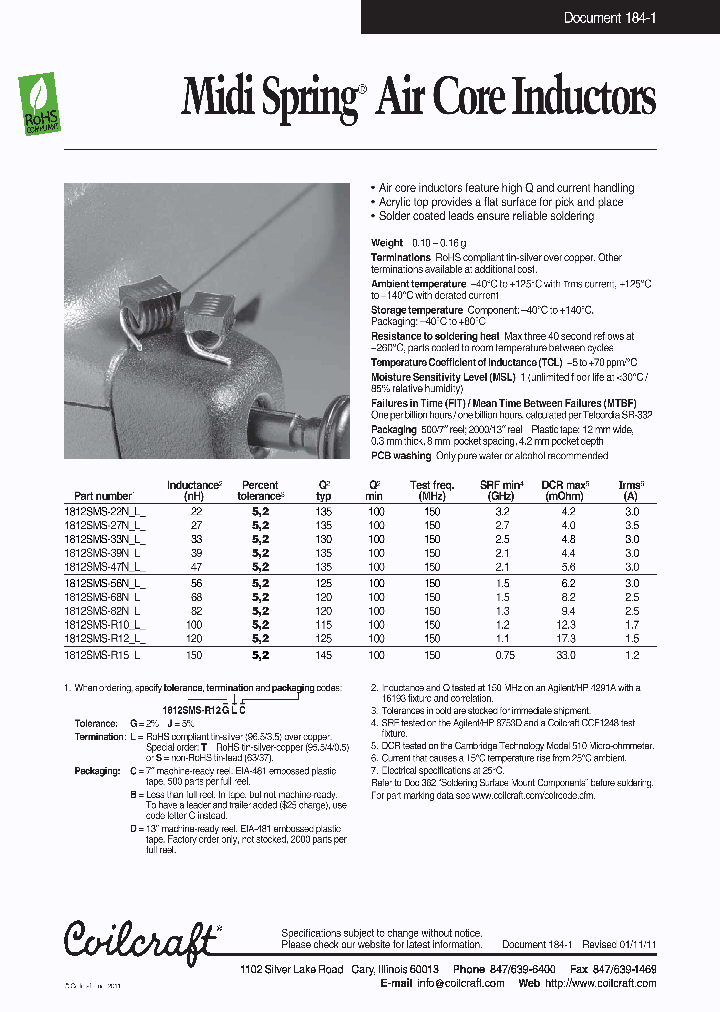 1812SMS-R10GLB_7058606.PDF Datasheet