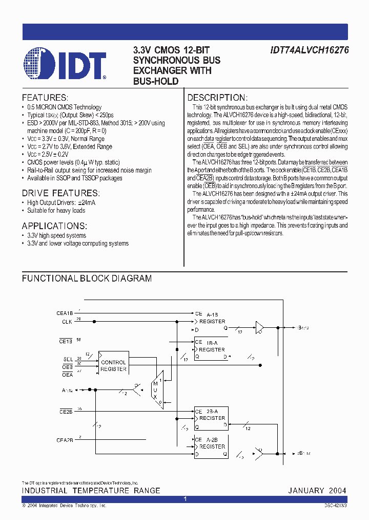 IDT74ALVCH16276PA_7090007.PDF Datasheet