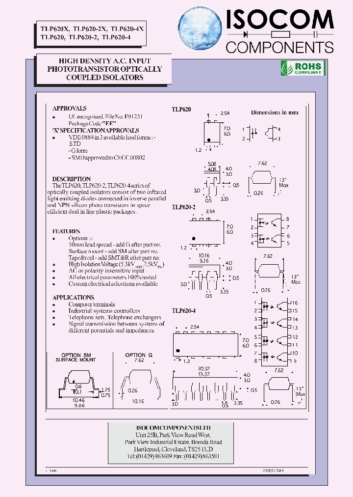 TLP620X09_7104625.PDF Datasheet