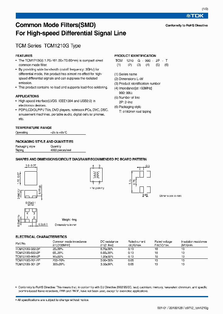 TCM1210G-301-2P_7141250.PDF Datasheet
