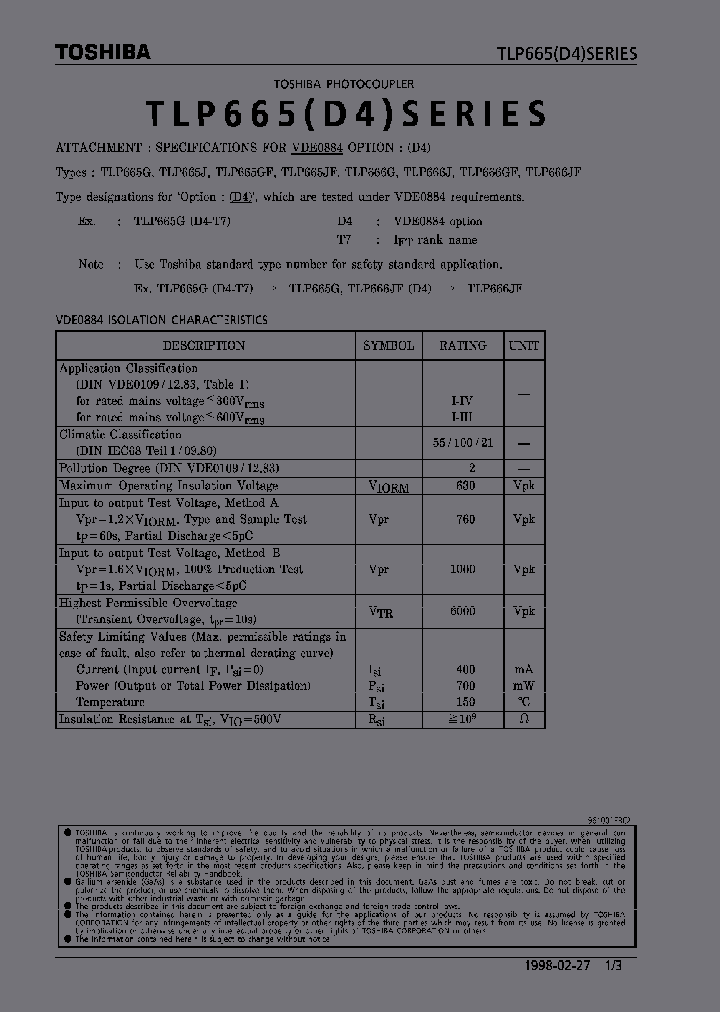 TLP665GD4-T7_7182434.PDF Datasheet