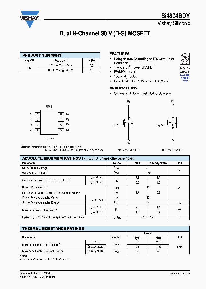 SI4804BDY-T1-E3_7200650.PDF Datasheet