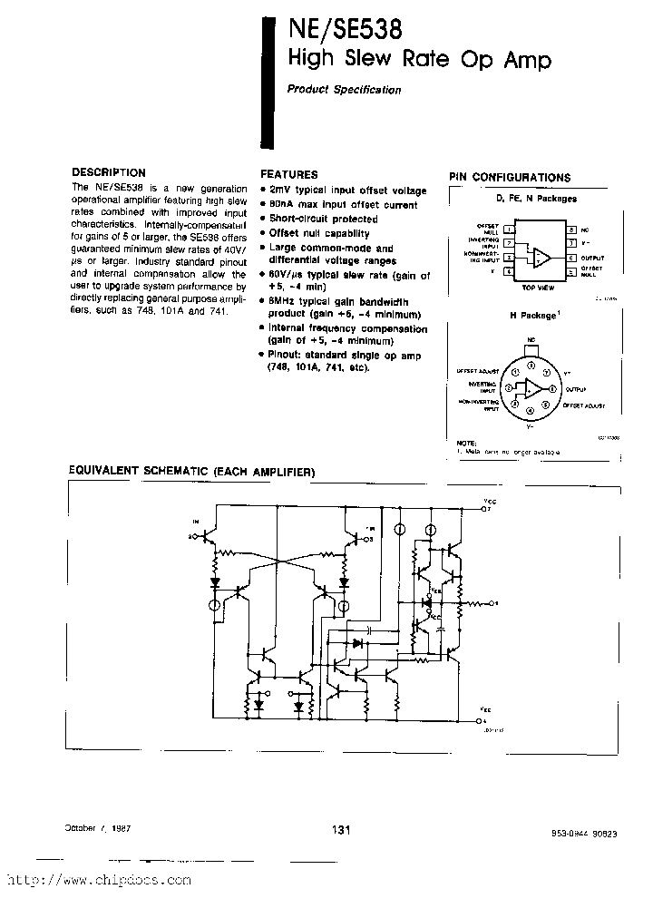 NXPSEMICONDUCTORS-NE538D_7209816.PDF Datasheet