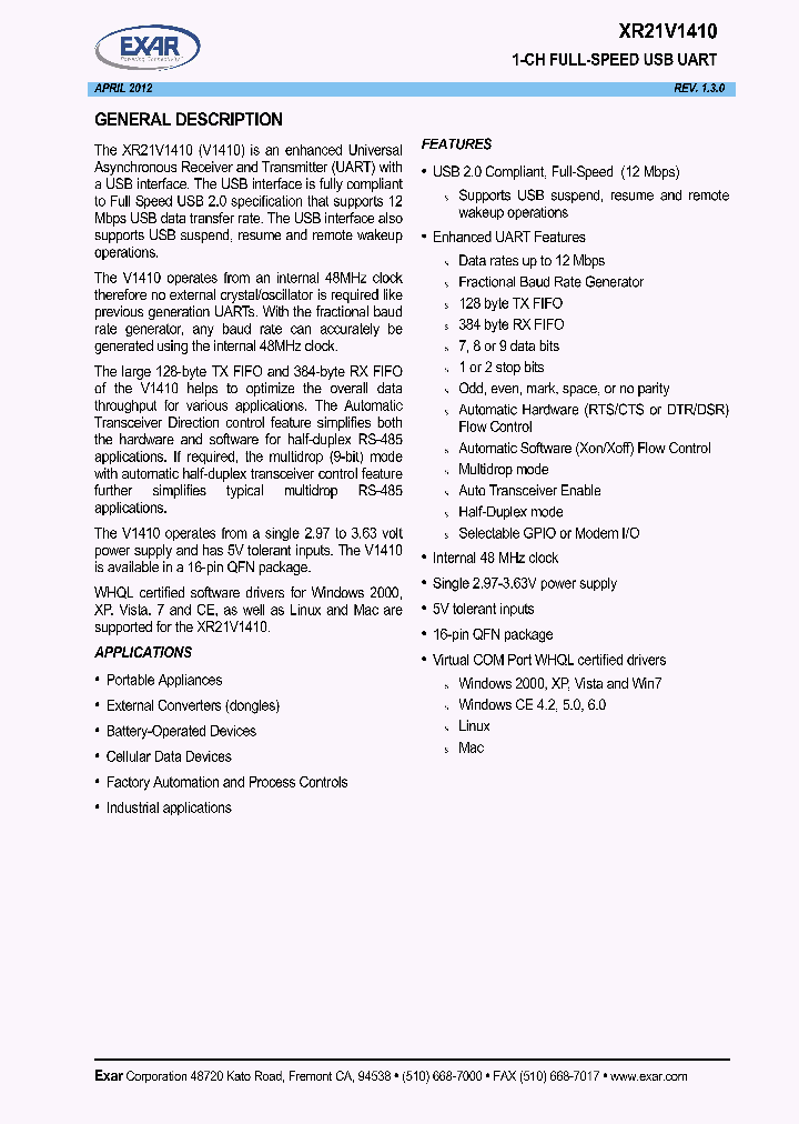 XR21V1410IL16-F_7215777.PDF Datasheet