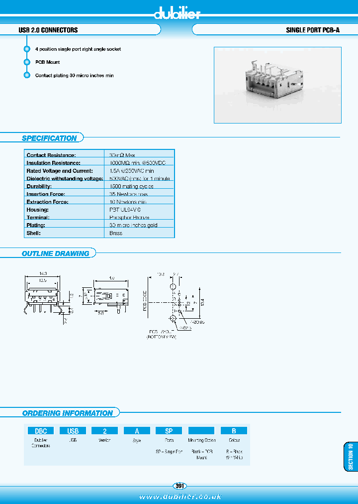 DBCUSB2BSPB_7224012.PDF Datasheet