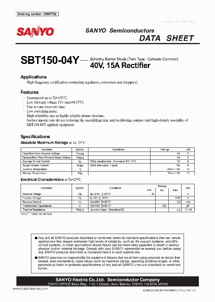 SBT150-04Y_7234029.PDF Datasheet