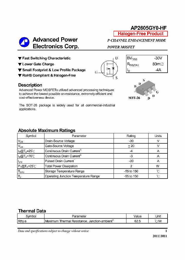 AP2605GY0-HF_7238172.PDF Datasheet