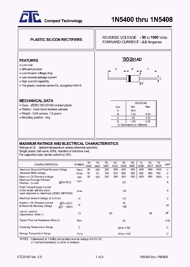 1N5405_7245730.PDF Datasheet