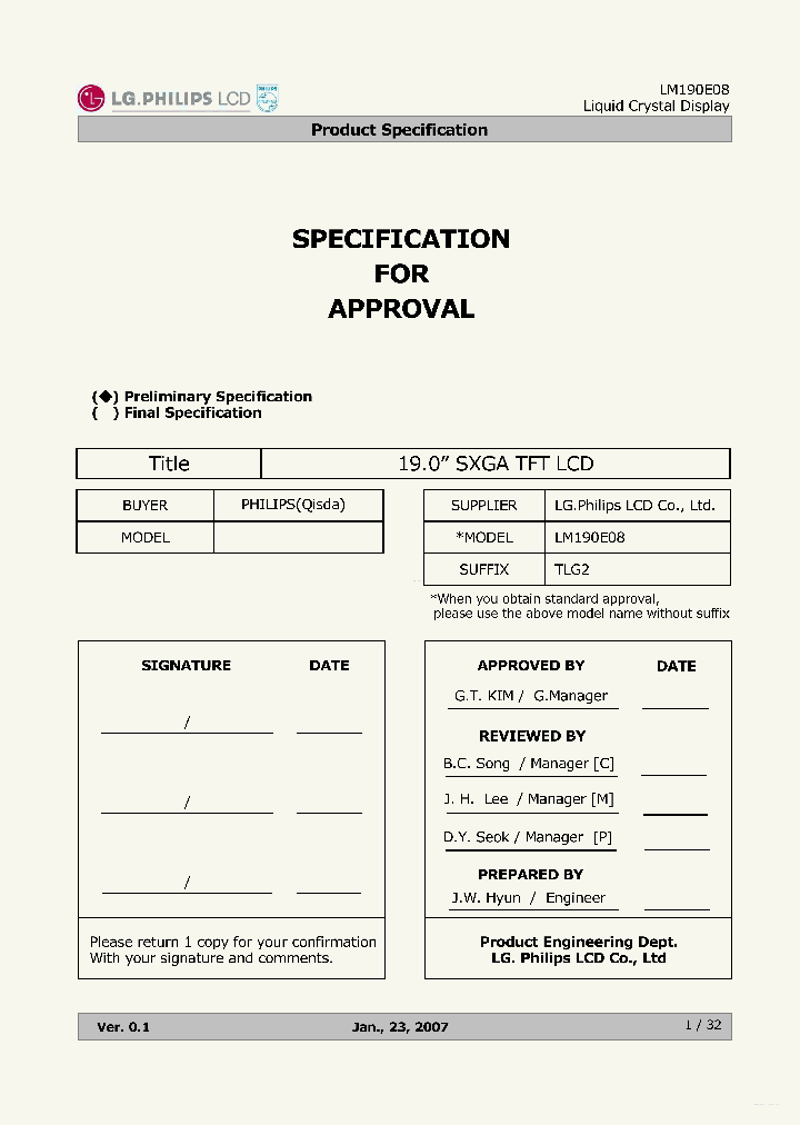 LM190E08-TLG2_7251264.PDF Datasheet