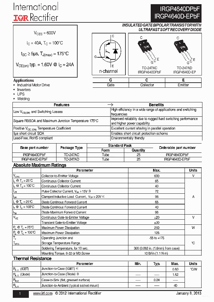 IRGP4640D-EPBF_7256497.PDF Datasheet