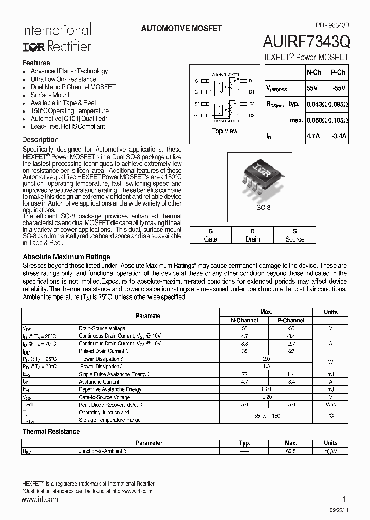 AUIRF7343Q_7279728.PDF Datasheet