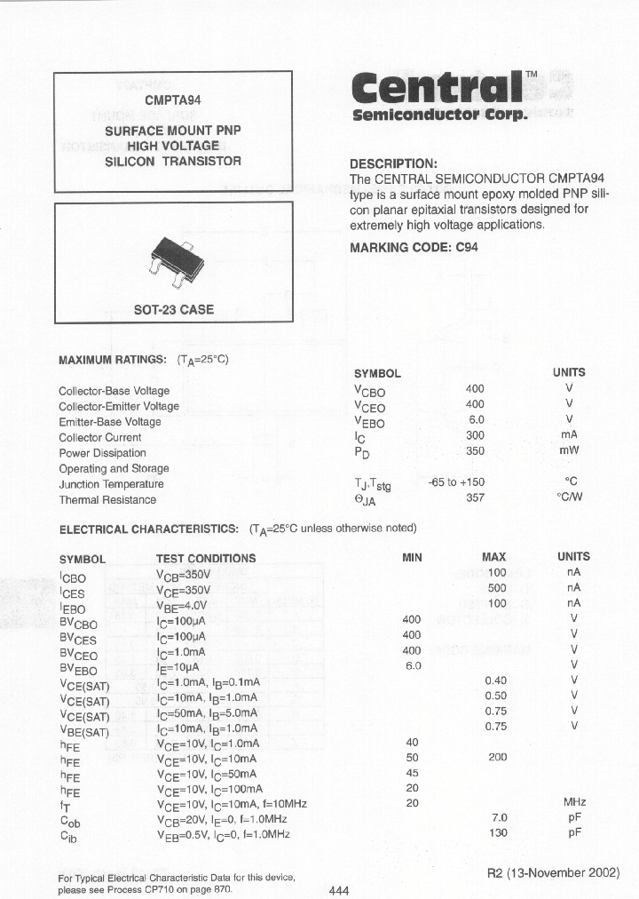 CMPTA94BK_7286516.PDF Datasheet