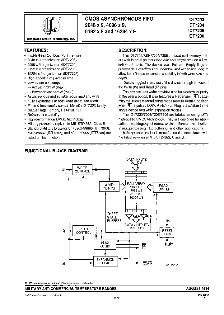 IDT7203S15J8_7292287.PDF Datasheet