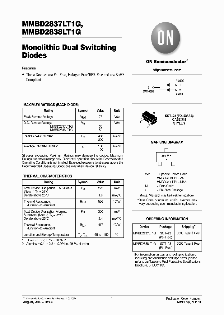 MMBD2837LT1G09_7295245.PDF Datasheet