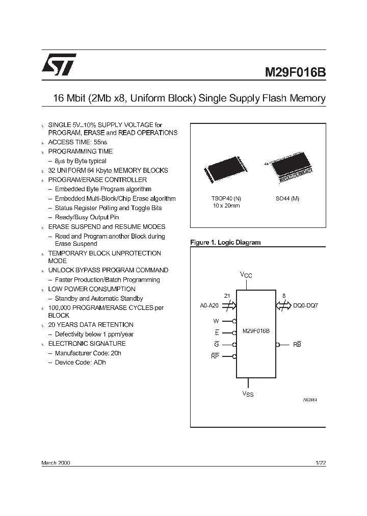 -M29F016B90N3T_7293030.PDF Datasheet