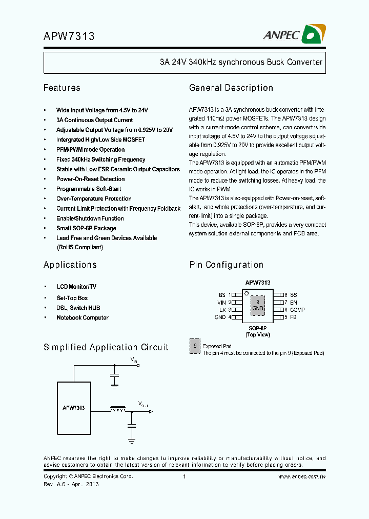 APW7313KAI-TRG_7295923.PDF Datasheet