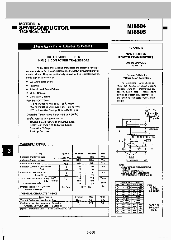 MJ8504_7303187.PDF Datasheet