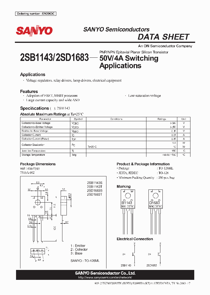 2SB1143S_7305297.PDF Datasheet