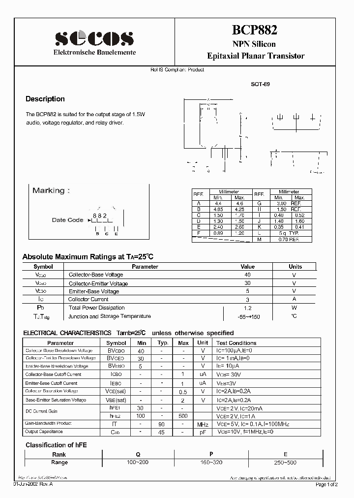 BCP882_7305795.PDF Datasheet