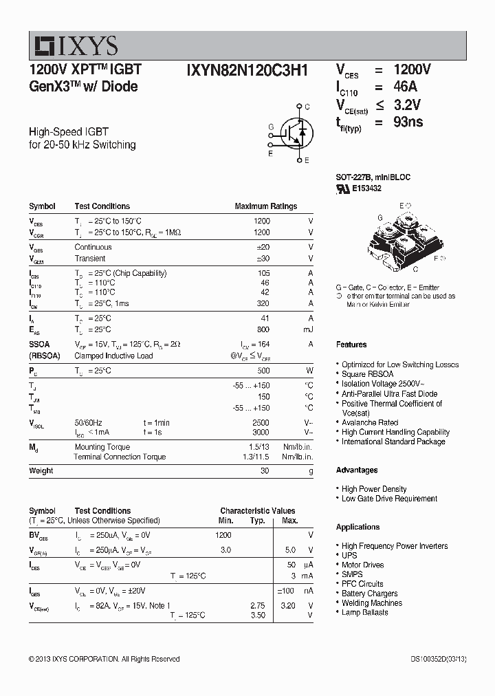 IXYN82N120C3H1_7306035.PDF Datasheet