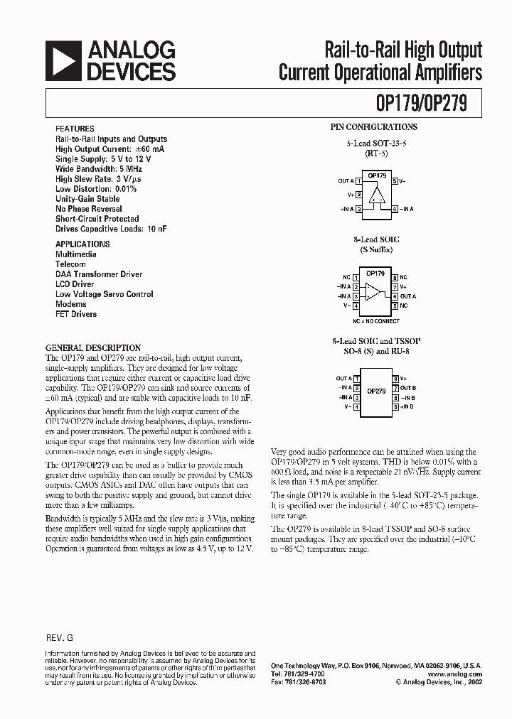OP279GRU-REEL_7306719.PDF Datasheet