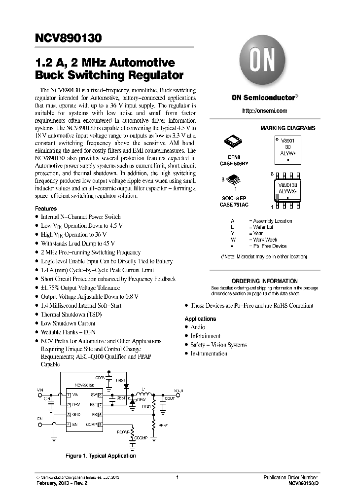 NCV890130MWTXG_7309556.PDF Datasheet