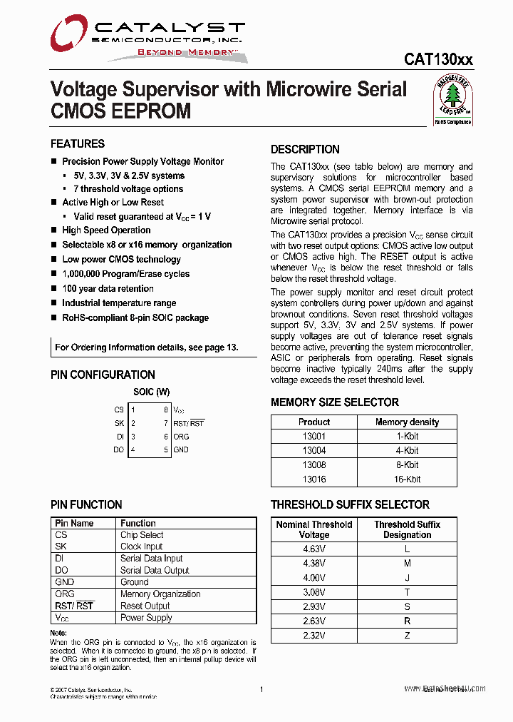 CAT13001_7310062.PDF Datasheet