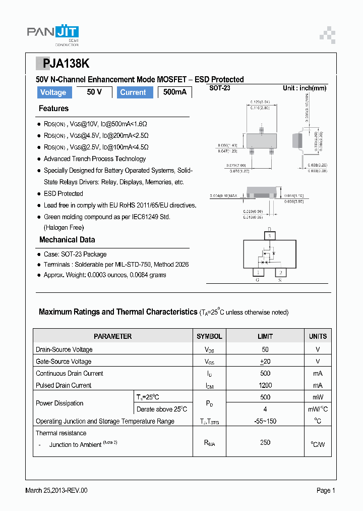 PJA138KR200001_7311429.PDF Datasheet